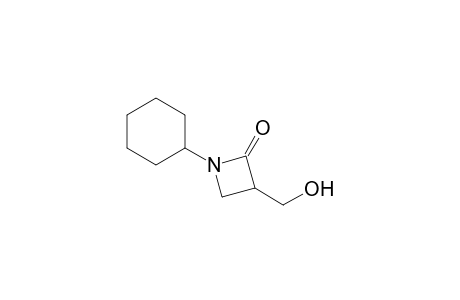 N-Cyclohexyl-3-hydroxymethylazetidin-2-one