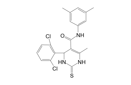 5-Pyrimidinecarboxamide, 4-(2,6-dichlorophenyl)-N-(3,5-dimethylphenyl)-1,2,3,4-tetrahydro-6-methyl-2-thioxo-