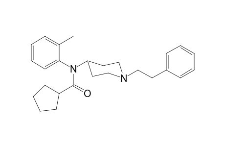 N-2-Methylphenyl-N-[1-(2-phenylethyl)piperidin-4-yl]cyclopentanecarboxamide