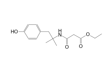 ethyl 3-{[2-(4-hydroxyphenyl)-1,1-dimethylethyl]amino}-3-oxopropanoate