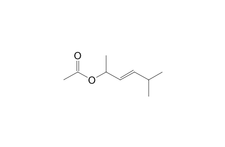(E)-5-Methylhex-3-en-2-yl acetate