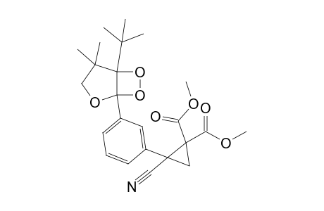 1-{3-[1-Cyano-2,2-bis(methoxycarbonyl)cyclopropyl]phenyl}-5-tert-butyl-4,4-dimethyl-2,6,7-trioxabicyclo[3.2.0]heptane