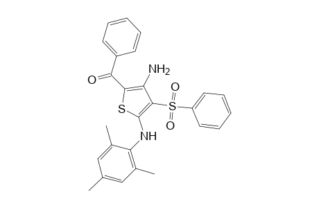 Methanone, [3-amino-4-(phenylsulfonyl)-5-[(2,4,6-trimethylphenyl)amino]-2-thienyl]phenyl-