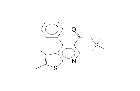 2,3,7,7-tetramethyl-4-phenyl-5,6,7,8-tetrahydrothieno[2,3-b]quinoline-5-one