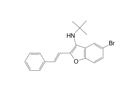 (E)-5-Bromo-N-tert-butyl-2-styrylbenzofuran-3-amine