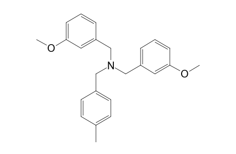 N,N-Bis(3-methoxybenzyl)-4-methylbenzylamine