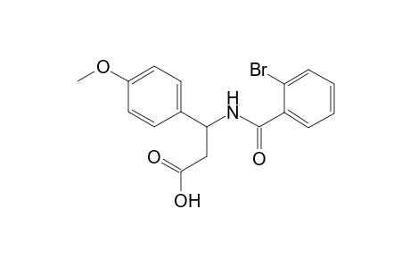 3-[(2-bromobenzoyl)amino]-3-(4-methoxyphenyl)propanoic acid