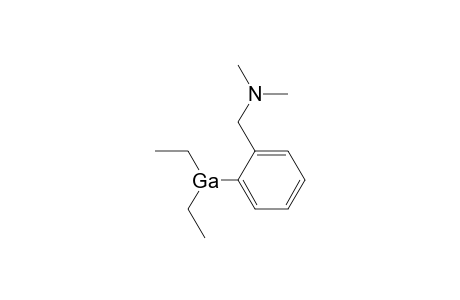 {o-[(Dimethylamino)methyl]phenyl}diethylgallium