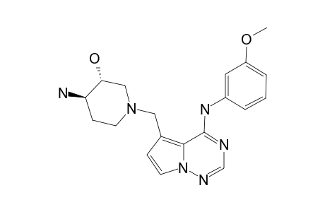 BMS-690514;(3R,4R)-4-AMINO-1-[[4-[(3-METHOXYPHENYL)-AMINO]-PYRROLO-[2,1-F]-[1,2,4]-TRIAZIN-5-YL]-METHYL]-3-PIPERIDINOL