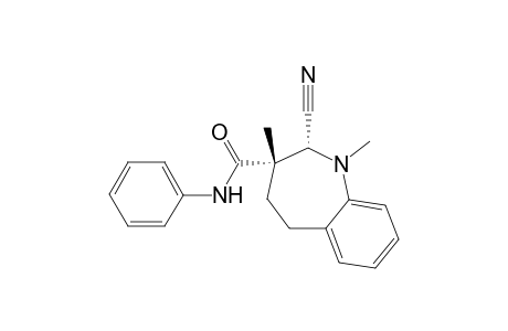 (2R,3S)-2-cyano-1,3-dimethyl-N-phenyl-4,5-dihydro-2H-1-benzazepine-3-carboxamide
