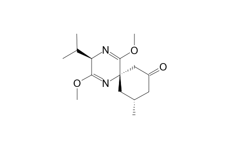 (2R,5S,5'R)-2,5-Dihydro-2-isopropyl-3,6-dimethoxypyrazine-5-spiro(5'-methyl-3'-cyclohexanone)