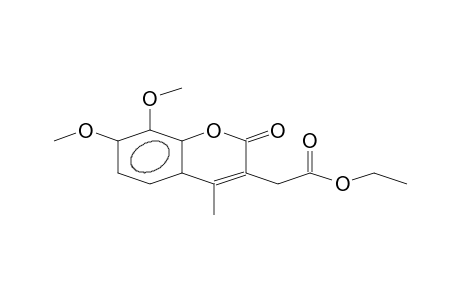 7,8-Dimethoxy-3-(ethoxycarbonylmethyl)-4-methylcoumarin