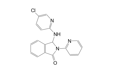 1H-isoindol-1-one, 3-[(5-chloro-2-pyridinyl)amino]-2,3-dihydro-2-(2-pyridinyl)-