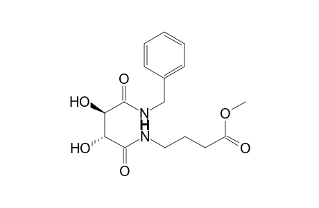 L-(2R,3R)-4-(3-benzylcarbamoyl-2,3-dihydroxy-propionamido)-butyric acid methyl ester