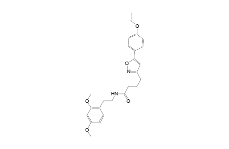 3-isoxazolebutanamide, N-[2-(2,4-dimethoxyphenyl)ethyl]-5-(4-ethoxyphenyl)-
