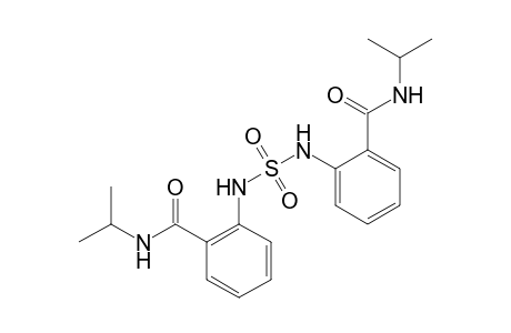 Benzamide, 2,2'-(sulfonyldiimino)bis[N-(1-methylethyl)-