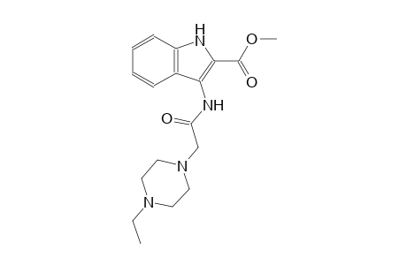 methyl 3-{[(4-ethyl-1-piperazinyl)acetyl]amino}-1H-indole-2-carboxylate