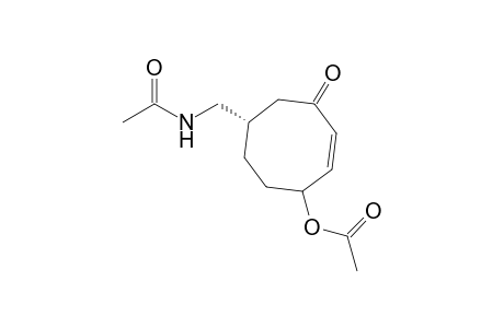 [(+-)-1.alpha.]-N-[[6-(Acetyloxy)-3-oxo-4-cyclocten-1-yl]methyl]acetamide