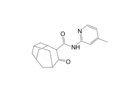N-(4'-Methylpyridin-2'-yl)-5-oxotricyclo[4.3.1.1(3,8)]undecane-4-carboxamide
