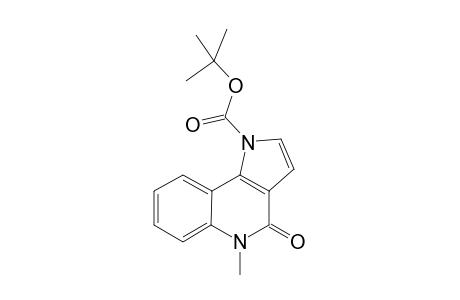 4-keto-5-methyl-pyrrolo[3,2-c]quinoline-1-carboxylic acid tert-butyl ester