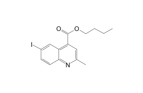 Butyl 6-iodo-2-methyl-4-quinolinecarboxylate