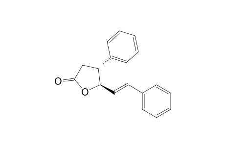 (+-)-trans-3-Phenyl-4-[(E)-styryl]-.gamma.-butyrolactone