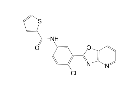 N-(4-chloro-3-[1,3]oxazolo[4,5-b]pyridin-2-ylphenyl)-2-thiophenecarboxamide