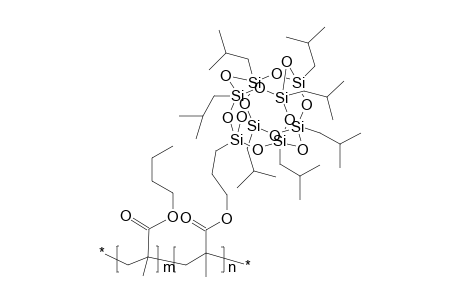Poly[(propylmethacryl-heptaisobutyl-PSS)-co-(n-butyl methacrylate)]