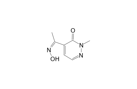 4-[(1E)-(N-Hydroxyethanimidoyl)-2-methylpyridazin-3(2H)-one