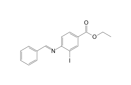Ethyl 3-iodo{[(E)-phenylmethylene]amino}benzoate