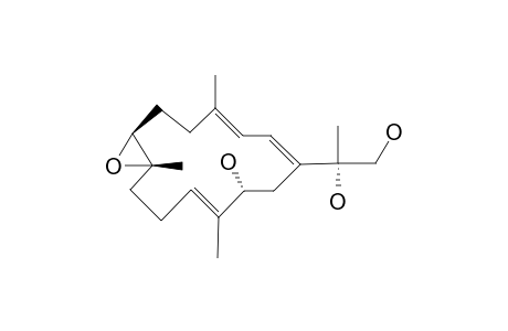 7,8-EPOXY-1,3,11-CEMBRATRIENE-13R(ALPHA),15R(ALPHA),16-TRIOL