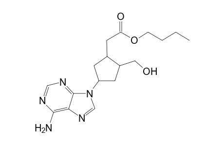 Butyl t-4-(6'-Amino-9'H-purin-9'-yl)-t-2-[hydroxymethyl]cyclopentane-r-1-acetate
