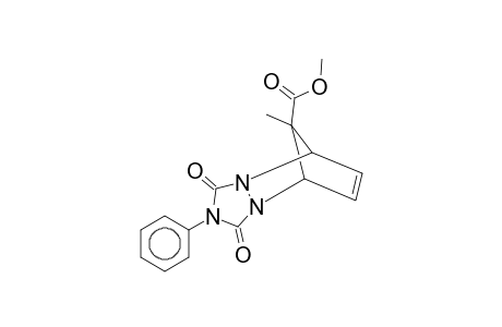 10-Methyl-3,5-dioxo-4-phenyl-2,4,6-triazatricyclo[5.2.1.0(2,6)]dec-8-ene-10-carboxylic acid, methyl ester