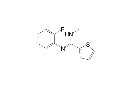N'-(2-Fluorophenyl)-N-methylthiophene-2-carboximidamide
