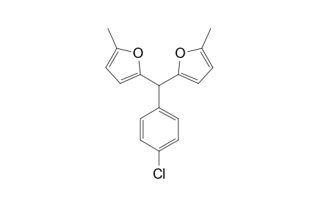 4-CHLOROPHENYL-BIS-(5-METHYL-2-FURYL)-METHANE