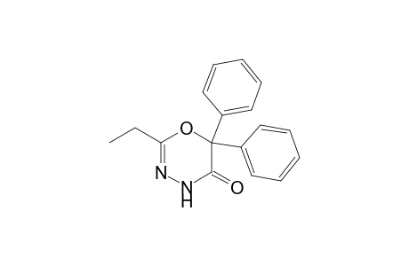 6,6-Diphenyl-2-ethyl-1,3,4-oxadiazin-5(6H)-one