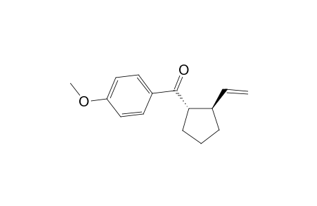 (+/-)-(1S,2R)-1-Ethenyl-2-[(4-methoxyphenyl-1-yl)carbonyl]cyclopentane
