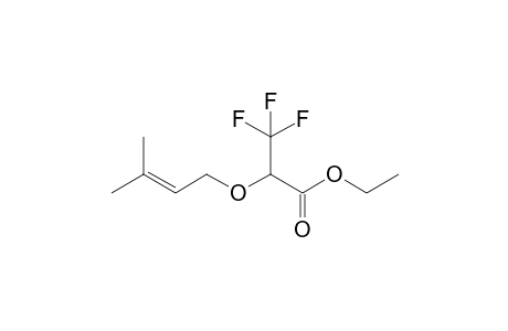 Ethyl 2-(3-methyl-2-butenyloxy)-3,3,3-trifluoropropanoate