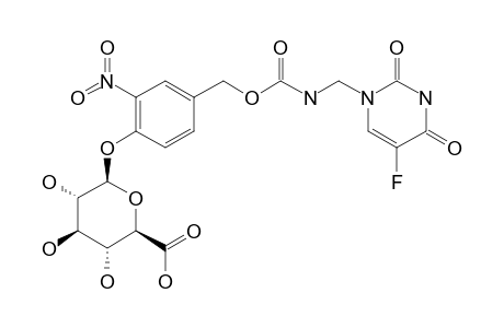 5-FLUORO-N-[4-O-(BETA-D-GLUCOPYRANOSYLURONIC-ACID)-3-NITROBENZYLOXYCARBONYL]-2,4-DIOXO-1,2,3,4-TETRAHYDROPYRIMIDIN-1-YL-METHYLAMINE