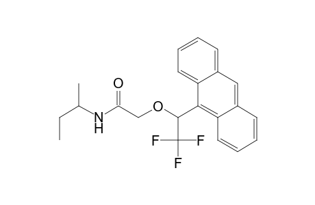 N-(2-Butyl)-.alpha.-[1-(9-anthryl)-2,2,2-trifluoroethoxy]acetamide