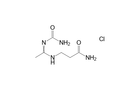 N'-Carbamoyl-N-(2-carbamoylethyl)acetamidine hydrochloride