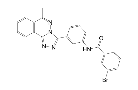 3-bromo-N-[3-(6-methyl[1,2,4]triazolo[3,4-a]phthalazin-3-yl)phenyl]benzamide