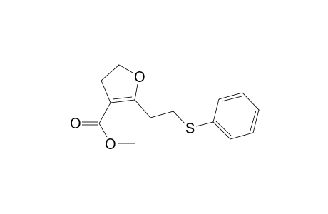 3-(Methoxycarbonyl)-2-(2-(phenylthio)ethyl)-4,5-dohydrofuran