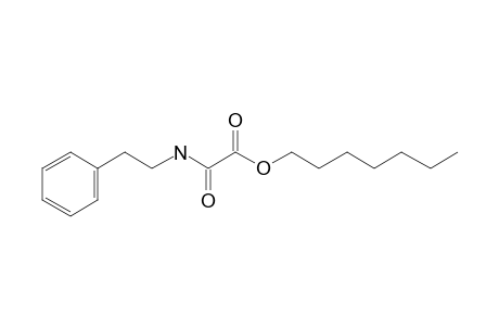 Oxalic acid, monoamide, N-(2-phenylethyl)-, heptyl ester