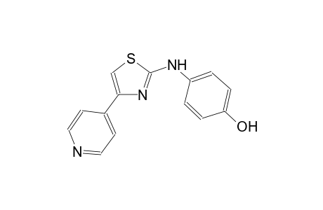phenol, 4-[[4-(4-pyridinyl)-2-thiazolyl]amino]-