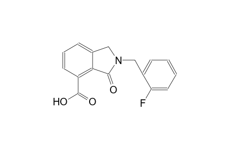 1H-isoindole-4-carboxylic acid, 2-[(2-fluorophenyl)methyl]-2,3-dihydro-3-oxo-
