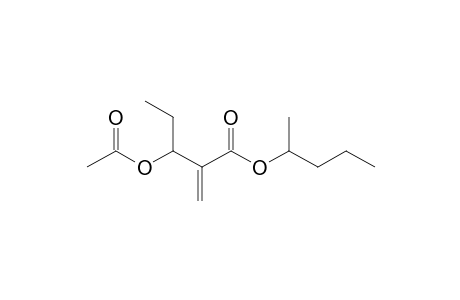 1-Methylbutyl 2-methylene-3-acetoxypentanoate