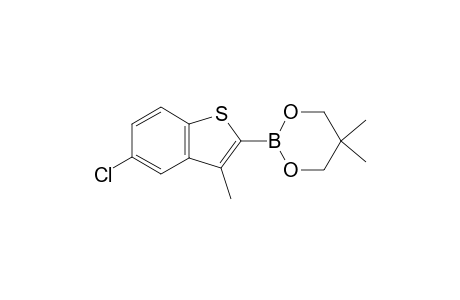 2-(5-Chloro-3-methylbenzo[b]thiophen-2-yl)-5,5-dimethyl-1,3,2-dioxaborinane
