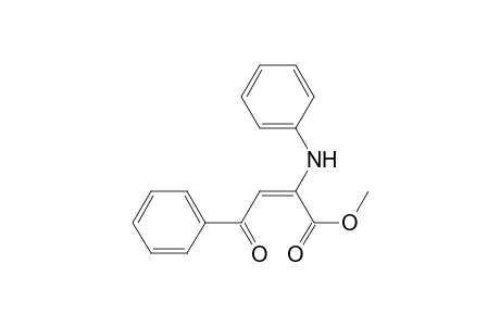 (E)-2-anilino-4-keto-4-phenyl-but-2-enoic acid methyl ester