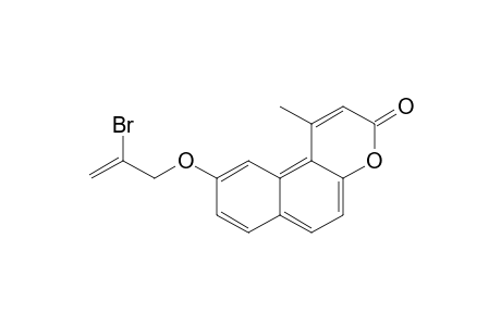 1-Methyl-9-(2'-bromoallyloxy)naphtho[2,1-b]pyran-3-one